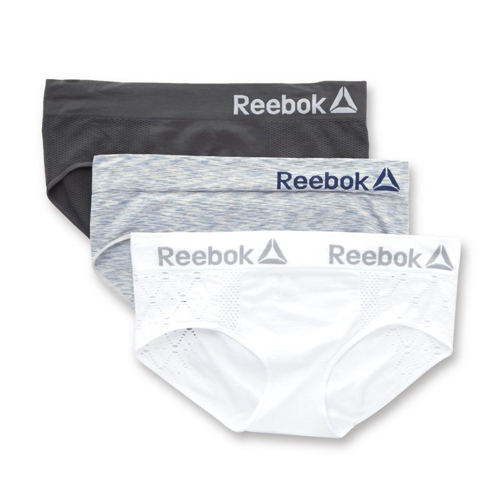 Reebok Reebok Women's Plus Seamless Hipster Panties, 3Pack