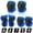 Blue, variant on Protective Gear,Kids Knee Pads Set 6 In 1 With Wrist Safety Pads Wrist Children Safety In 4 Kit Siuke Ntbl