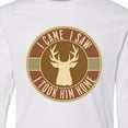 thumbnail image 4 of Inktastic Deer Hunting I Came I Saw I Took Him Home Long Sleeve Youth T-Shirt, 4 of 5