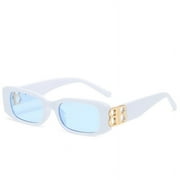 Retro Rectangle Sunglasses Women and Men Vintage Small Square Sun Glasses UV Protection Glasse