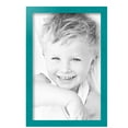 thumbnail image 2 of ArtToFrames 11" x 17" Aqua Picture Frame, 11x17 inch Green Wood Poster Frame (WOM-4428), 5 Pack, 2 of 7