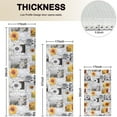 thumbnail image 4 of White Gray Photo Frame Daisy Sunflower Pattern Kitchen Rugs Sets Of 3,Kitchen Runner Rugs Non Skid Washable,Decorative Kitchen Floor Mats for Kitchen,Sink,Laundry,17"x30"+ 17"x47" + 17"x59", 4 of 6