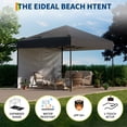 thumbnail image 4 of Toldo Pop-Up 3x3 Metros para Jardín y Playa - Estructura Metálica, Tela Oxford 210D, Bloquea 98% Rayos UV, 4 of 9