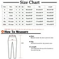 thumbnail image 3 of Lindreshi Linen Pants Women Women Lady Casual Solid Elastic Girdle Waist Wide Leg Pants Trousers, 3 of 7