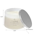 thumbnail image 2 of 18Oz 3 Wick High Gloss Taper Candle Coconut Vanilla, 2 of 3