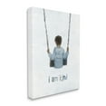 thumbnail image 3 of Stupell Industries I am Kind Motivational Child Playing on Swing Graphic Art Gallery Wrapped Canvas Print Wall Art, Design by Sally Swatland, 3 of 7