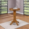 thumbnail image 2 of Pemberly Row Contemporary 42" Height Pub Table - Distressed Brushed Oak, 2 of 8
