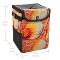 thumbnail image 5 of Shell Foldable Car Trash Bin with Lid, Leak-Proof, Hanging Storage Bag - Trash Can for Car, Car Garbage Can, 5 of 6