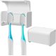 thumbnail image 1 of ZHAOCHENG Paquete de 2 soportes para cepillos de dientes montados en la pared con tapa para botiquín, ducha, RV, autocaravana, baño, 1 of 5
