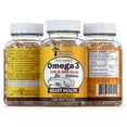 thumbnail image 4 of Sunshine Naturals Omega-3 Fish Oil Softgels, Heart & Brain Health Support, Dietary Supplement, 120 Softgels, 3-Pack, 4 of 6