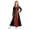 Black, variant on TiaoBug Kids Girls Renaissance Queen Velvet Vintage Maxi Dress Halloween Medieval Princess Fancy Dress Up Royal Blue 8