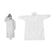 thumbnail image 4 of Impermeable desechable Impermeable transparente al aire libre Gorro grueso Impermeable para viajes Senderismo Hombre Mujer, 4 of 5