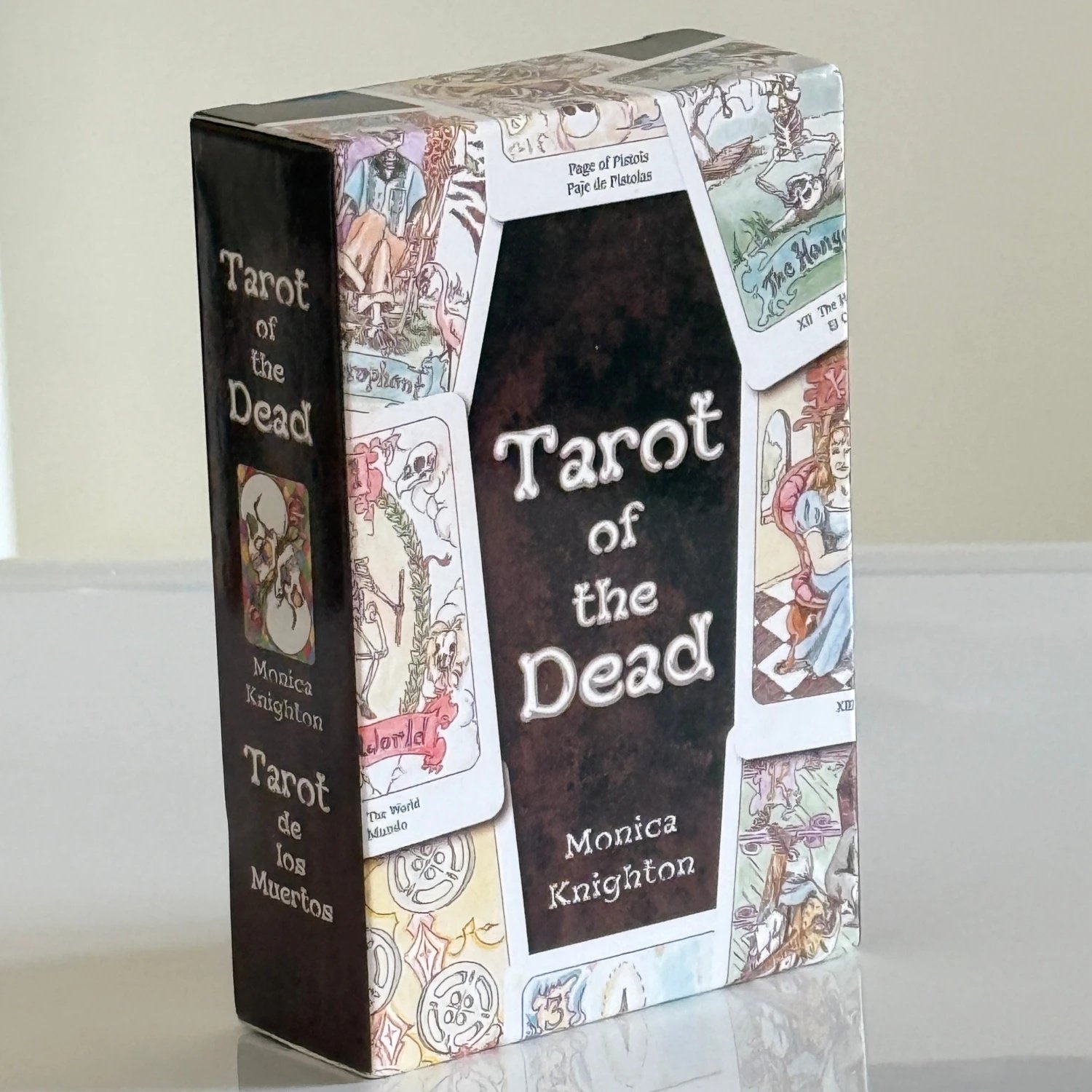 Tarot of the Dead Cards 78Pcs English &Spanish Vision Cards Fortune Telling Game Divination Edition Borad Playing Games