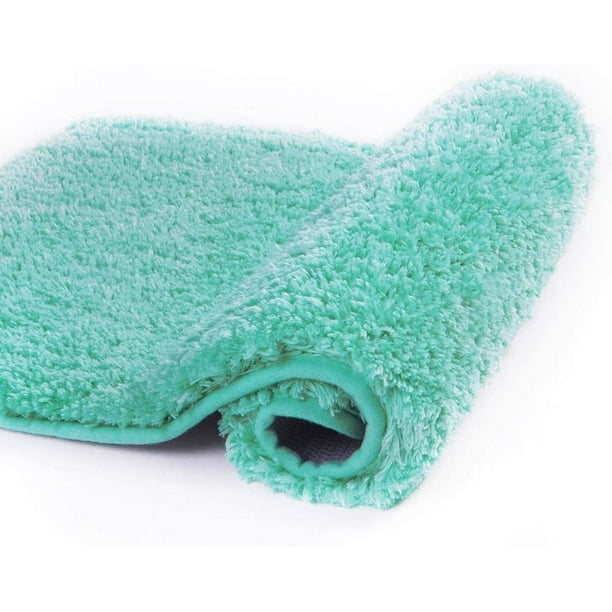 Bath Rug for Bathroom Non Slip Bathroom Mat (20 x 32, Turquoise) Water