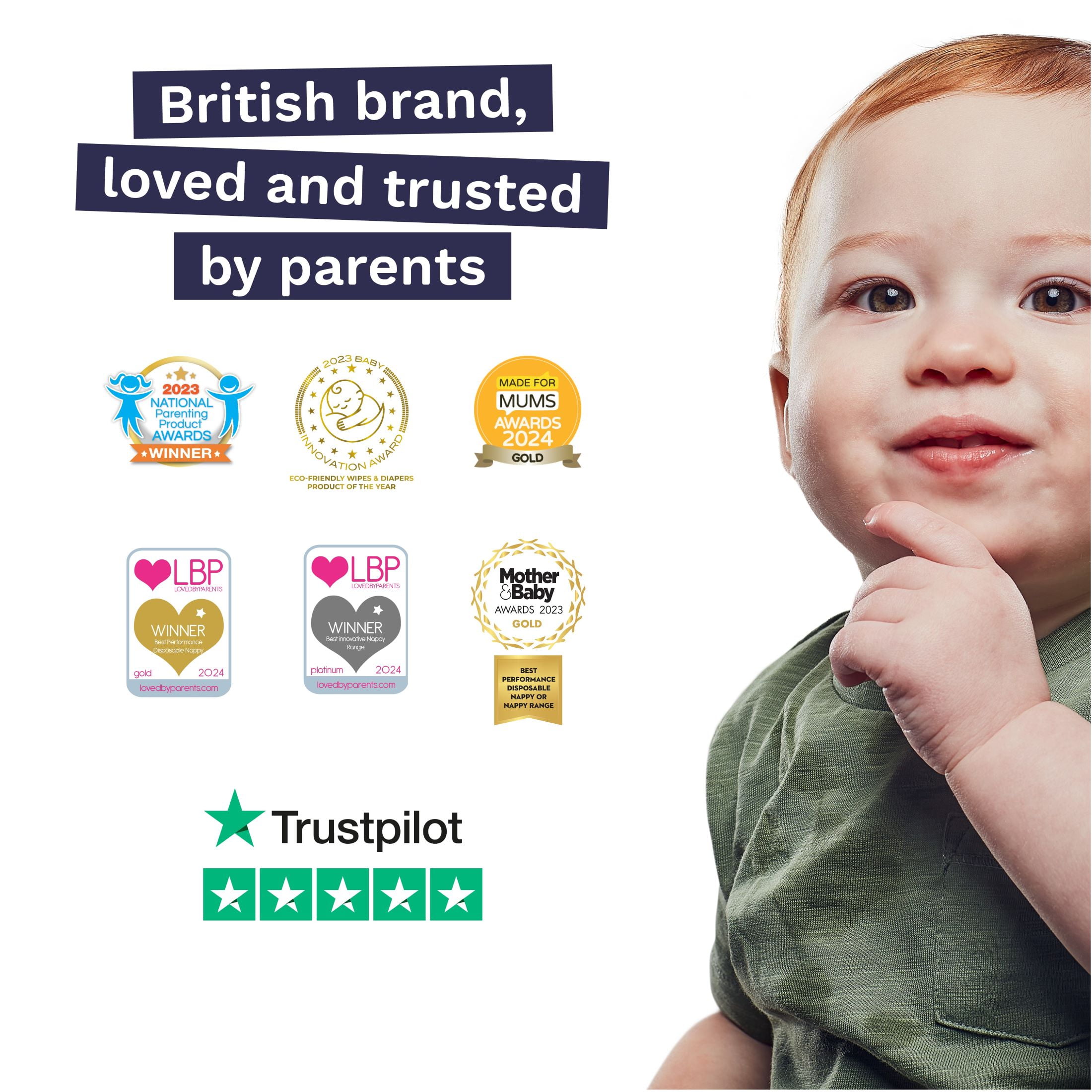 Pura Flushable Toddler Wipes Fragrance Free EWG Verified Plastic Free , 600ct (Choose Your Count)