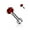 Red, variant on BodyJewelryOnline 18G Flat Back Labret Nose Stud Ring Surgical Steel Prong Set Top CZ Gem Men Women