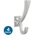 thumbnail image 7 of Franklin Brass B47250k-C Classic Edge 1" Wide Coat And Hat Hook - Nickel, 7 of 7