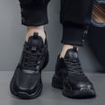 thumbnail image 5 of TIREOW Mens Sneakers Mesh Comfortable and Breathable Running Shoes Non-Slip Wear-Resistant Shock Absorption Suitable for Various Indoor and Outdoor Sports (12.5, Black), 5 of 5