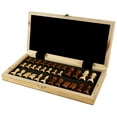 thumbnail image 5 of ODOMY Upgraded Chess Folding Wooden Chess Set with Storage Slots, 5 of 11