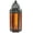 Amber, variant on 10.5" Medium Moroccan Lantern Candle Holder – Black with Blue Glass, Metal Decorative Lamp for Indoor/Outdoor Patio or Porch Use, Home Decor, Ramadan, Weddings