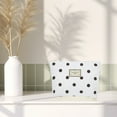 thumbnail image 6 of Unique Bargains Corduroy Makeup Bags Polka Dot Cosmetic Bag Corduroy Zipper Makeup Bag Travel Women's Make Up Bag White, 6 of 7