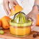 thumbnail image 5 of Exprimidor de naranjas y cítricos, exprimidor manual de limón con taza medidora incorporada de 16 oz, exprimidor manual multifunción con escariadores de varios tamaños y sin s, 5 of 5