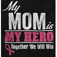 thumbnail image 2 of My Mom My Hero Together We Will Win Womens Slim Fit Graphic Tee Brisco Brands S, 2 of 5