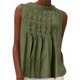 thumbnail image 2 of Sudadera con capucha de buceo,Blusa de lino para mujer, blusa plisada con cuello en V, camiseta holgada de manga larga, mezcla de lino y algodón, ropa informal de diario, sopatenor, 2 of 6