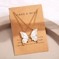 thumbnail image 1 of Collares y colgantes de moda para mujer, nuevos diseños, collares coloridos, gargantillas, accesorios para parejas, joyería para fiestas y uso diario, colgante de mariposa., 1 of 3