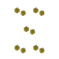 thumbnail image 1 of Qarigey 2 Pieces Flower Earrings Small Rose Women Ear Wedding Girls Accessory Sweet Silver Jewelry Fashion Needle Studs Type2 NO2, 1 of 6