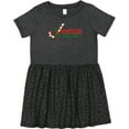 thumbnail image 3 of Inktastic Candy Cane Jesus Girls Toddler Dress, 3 of 5