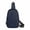 Light Blue, variant on Kraoden Casual Crossbody Sling Bag for Men and Women, Sturdy Fabric Chest Bag for Daily Commuting, Travel, Work, Gym, and Outdoor Sports Activities, Compact Design for Everyday Use