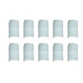 thumbnail image 1 of 10 Pieces Fingertip Sleeve Breathable Hand Soft Elastic Protective Joint Protector Shock Absorbing Support Brace Nonslip for Basketball Gray, 1 of 9