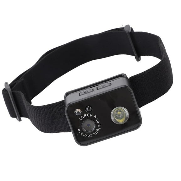 SIEYIO 2MP Headlamp Camera 1080P Video Recorder with Builts in LED Light Headbands Camera for Night Activity 1000mAh Battery