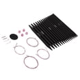 thumbnail image 1 of Circular Needle Set, Easy Operation Ergonomic Design Blanket Knitting Needle With PU Bag For DIY, 1 of 8