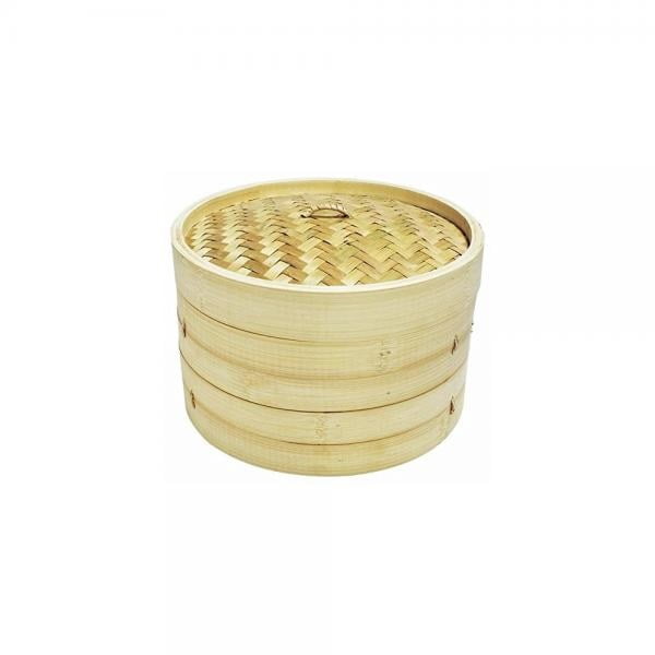 12" Bamboo Steamer Set