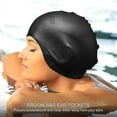 thumbnail image 3 of Casquettes de Natation Élastiques et Imperméables pour Adultes, Grand Chapeau de Plongée en Silicone, 3 of 5