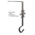 thumbnail image 3 of Wrought iron Christmas Stocking Hanger 8"-Snowflake- Black (Set of 4) by Park Designs, 3 of 5