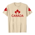 thumbnail image 4 of Gyexs T-Shirt Graphique Patriotique pour Femmes, Tenue Décontractée d'Été, Confortable, Manches Courtes, Col Rond (Beige et P), 4 of 4