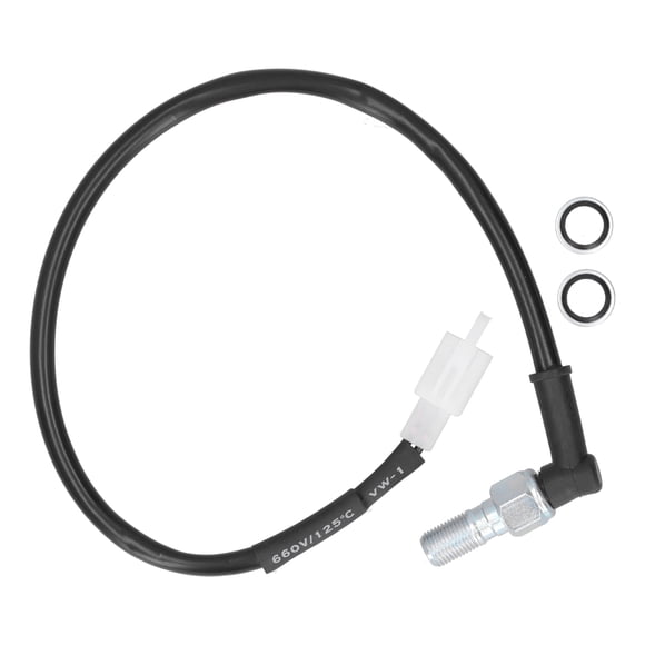 Interruptor de luz de freno de presión hidráulica, paso de pernos M10x1.0 para sistema de freno hidráulico de línea única (con enchufe)