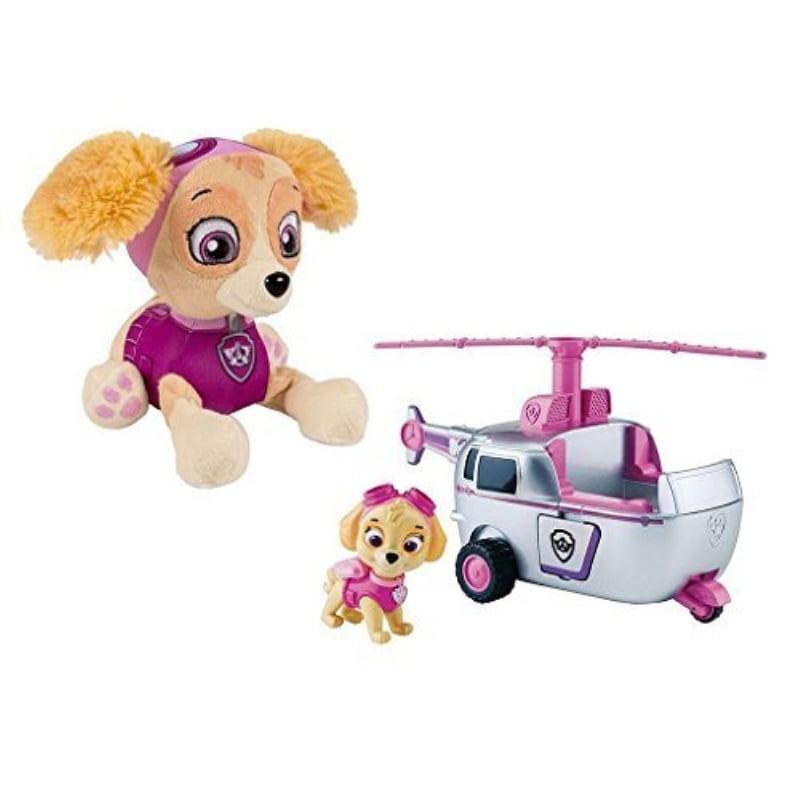 NEW nickelodeon Paw Patrol SKYE/'S HIGH FLYIN/' COPTER Skye Propeller Spins