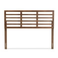 thumbnail image 4 of Baxton Studio Salome Mid-Century Modern Walnut Brown Finished Wood Full Size Open Slat Headboard,Wholesale Interiors, 4 of 8
