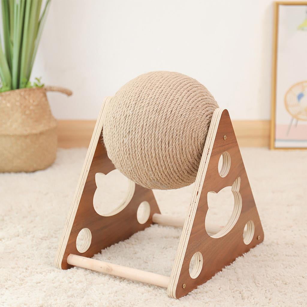 Bvdfgk Interactive Cat Scratching Toy, Hamster Scratcher, Non-Toxic Scratching Ball for M