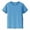 Sky Blue, variant on Black T Shirts for Men Short Sleeve Big and Tall Breathable Short Sleeve Comfy Solid Color Boat Neck Casual Summer Outdoor Basic Tee Tops
