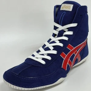 ASICS Wrestling Shoes 1083A001 EX-EO TWR900 Color BLU x BLU x WHT