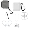thumbnail image 1 of Funda y kit de accesorios 9 en 1 para Airpods 2 o 1 blanco Gadget Collection Mx FKAA2-01, 1 of 8