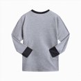 thumbnail image 6 of HFHAPW 2 Piece Boys Girls Pajamas Kids Long Sleeve Top and Pants Pajamas Pjs Sleepwear Set for Toddler Little Boys Girls, 6 of 8