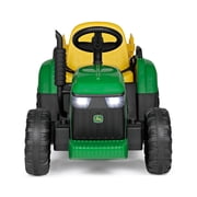 جرار ومقطورة Peg Perego John Deere Farm Power 12 فولت مع جهاز تحكم عن بعد