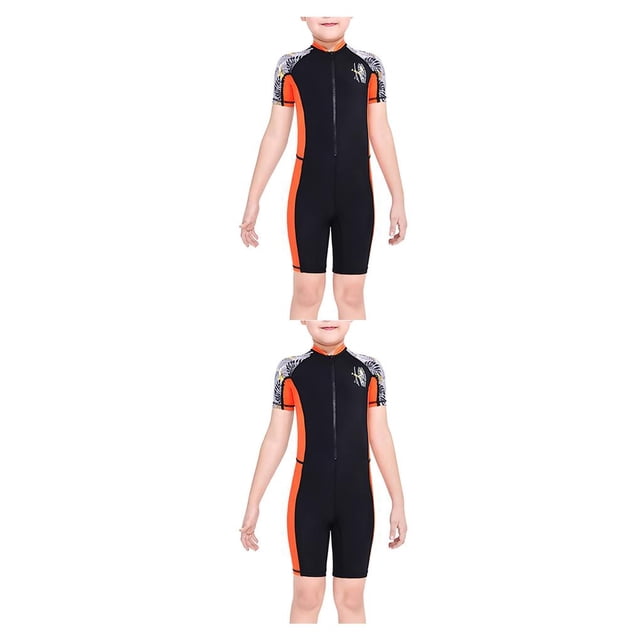 Soidarity Bañador de buceo SAIL para niños, traje de baño corto de una pieza para niños, pantalones de manga corta, traje de baño, trajes de neopreno Type5 NO5 Soidarity CBP188989