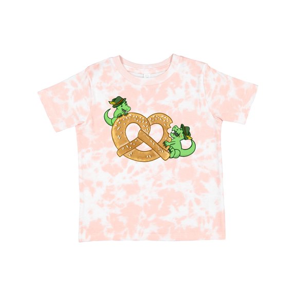Inktastic Oktoberfest Dinosaurs with Pretzel Boys or Girls Toddler T-Shirt